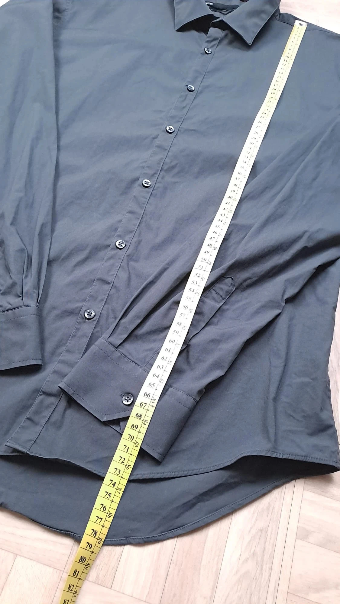 Camisa de Manga Longa / WE / Preto Stretch / Tamanho M / Masculino / Elegante – photo 4